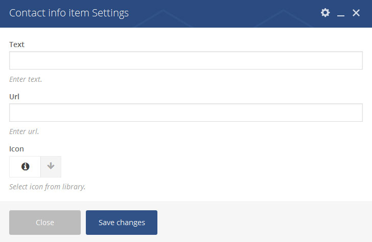 contact info vc settings