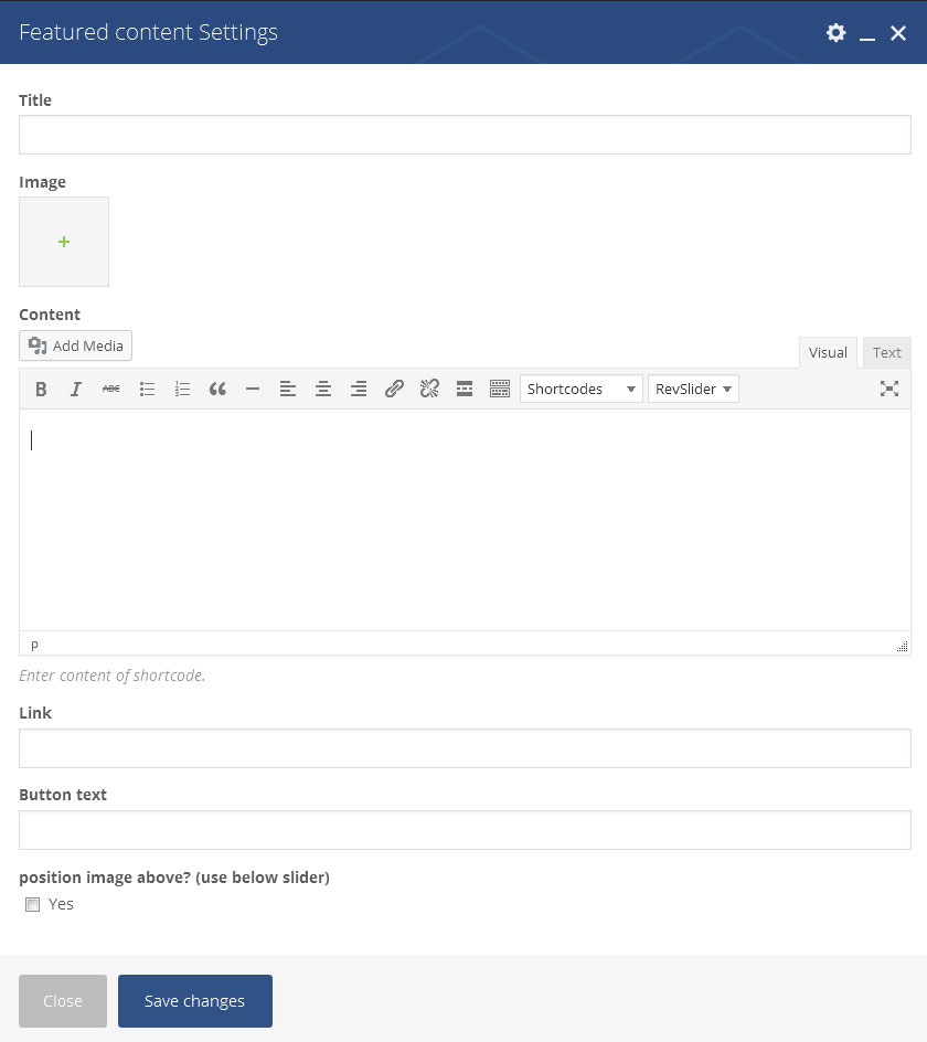 featured content element
