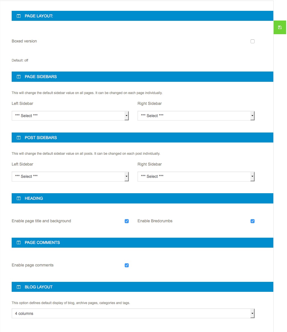page layout