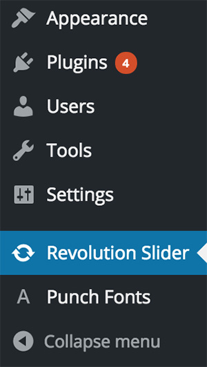 revolution slider nav