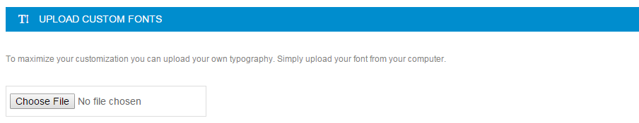 custom fonts