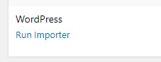 wordpress import