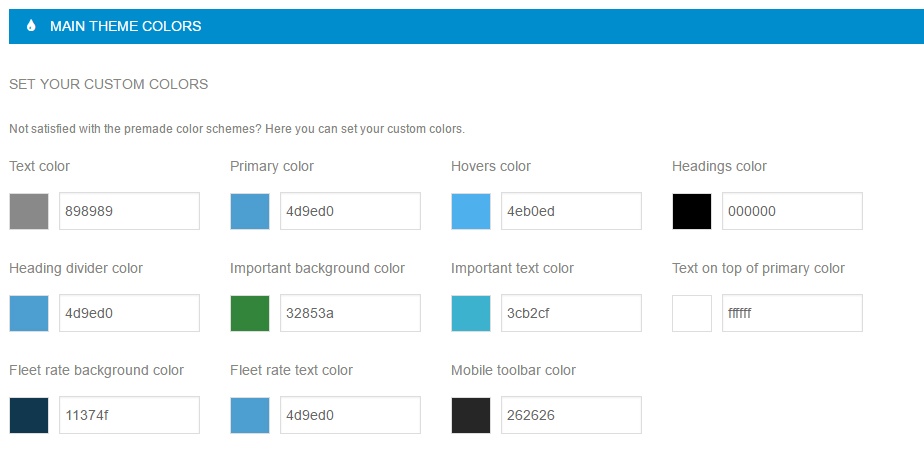 theme colors