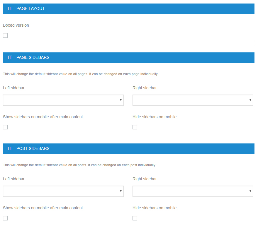 Page layout