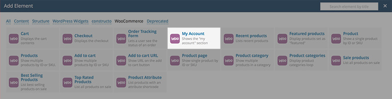 my account vc
