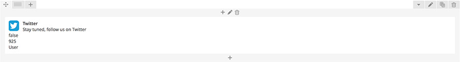twitter vc element