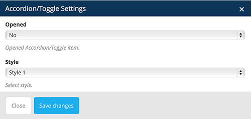 accordion vc settings