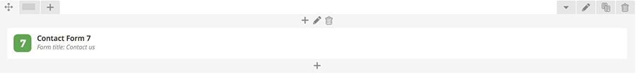 contact form vc element