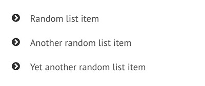 list item