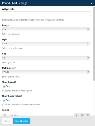 round chart vc settings